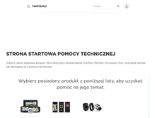 Tablet Screenshot of pl.support.tomtom.com