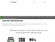 Tablet Screenshot of nl.support.tomtom.com