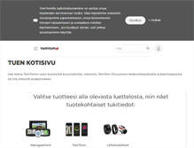 Tablet Screenshot of fi.support.tomtom.com